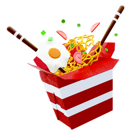 Nouilles ramen  3D Icon