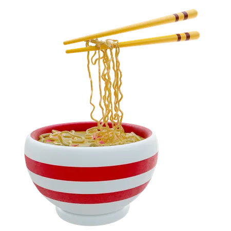 Nouilles ramen  3D Icon