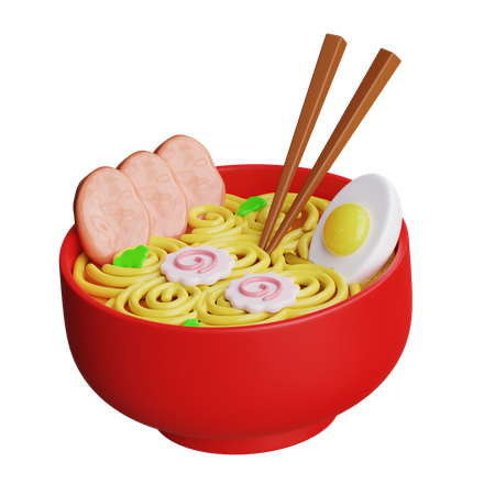 Nouilles ramen  3D Icon