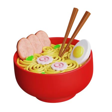 Nouilles ramen  3D Icon