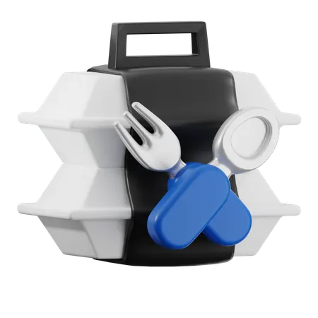 Double forfait alimentaire  3D Icon