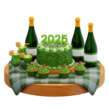 Fête de la nourriture et des boissons  3D Icon