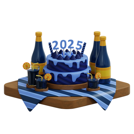 Fête de la nourriture et des boissons  3D Icon