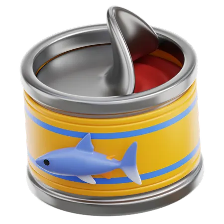 La nourriture pour poissons  3D Icon