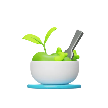 Nourriture végétalienne  3D Icon