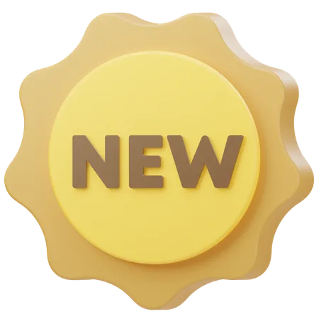 Nouveau badge  3D Icon