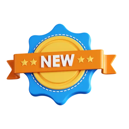 Nouveau badge  3D Icon