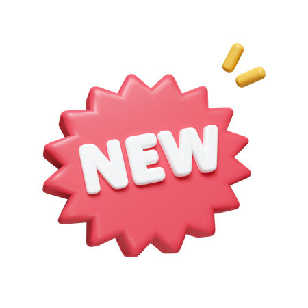 Nouveau badge  3D Icon