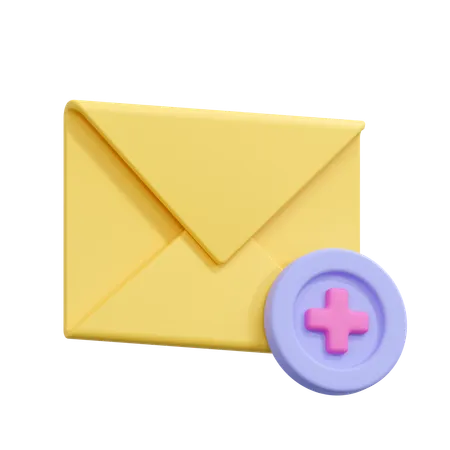 Nouveau courrier  3D Icon