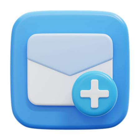 Nouveau courrier  3D Icon