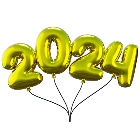 Nouvel An 2024  3D Icon