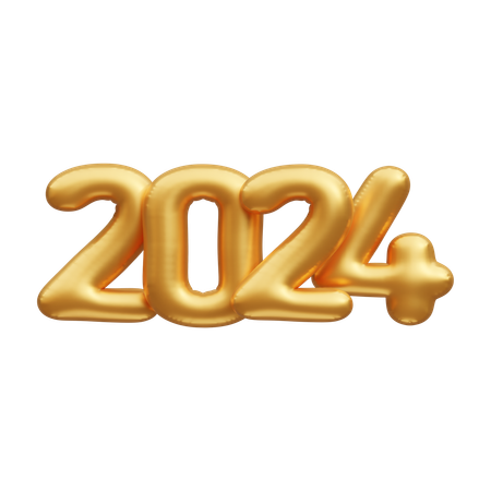 Nouvel An 2024  3D Icon