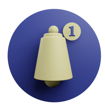 Nouvelle notification  3D Icon