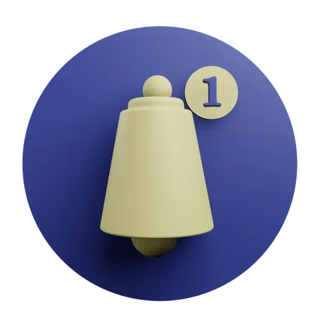 Nouvelle notification  3D Icon