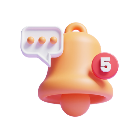 Nouvelle notification  3D Icon