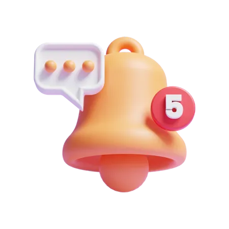 Nouvelle notification  3D Icon