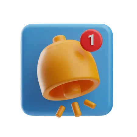 Nova notificação  3D Icon