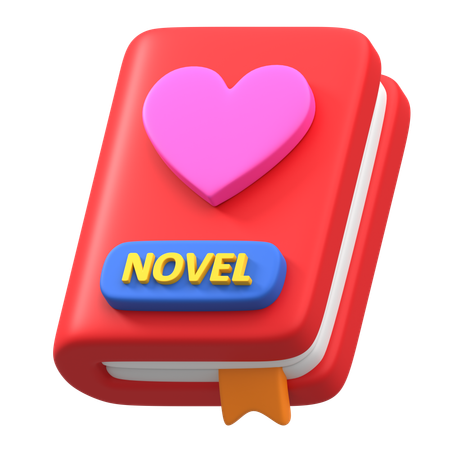 Novel Book  3D Icon