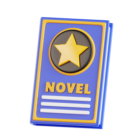 Novel Book  3D Icon