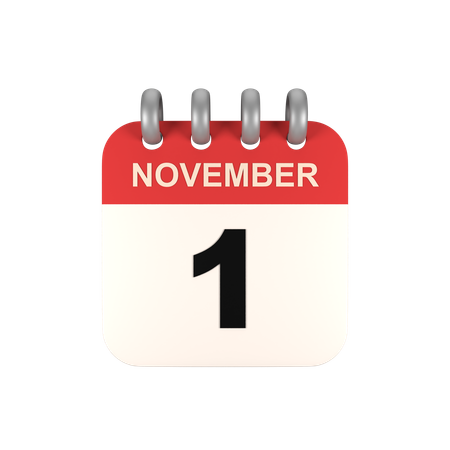 November  3D Icon