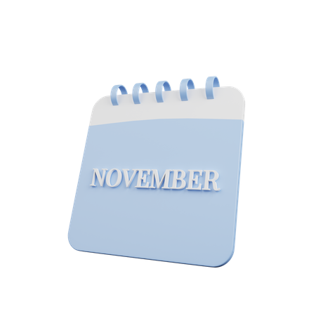 November  3D Illustration