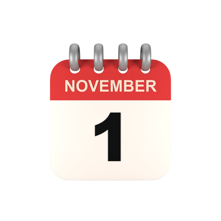 Novembro  3D Icon