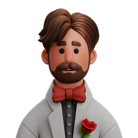 Novio guapo  3D Icon