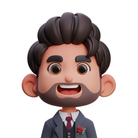 Novio guapo  3D Icon