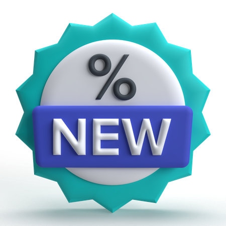 Novo desconto  3D Icon