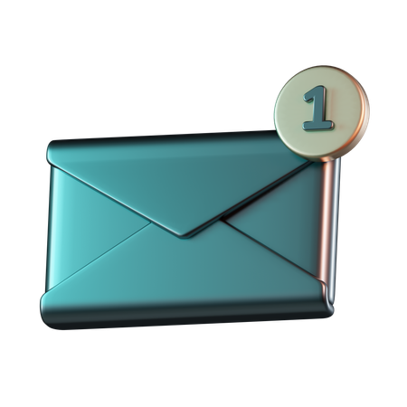 Novo Email  3D Icon