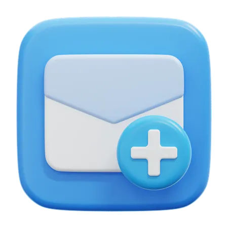 Novo e-mail  3D Icon