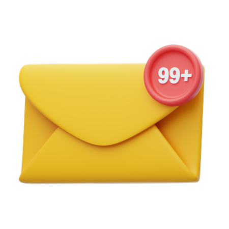 Novo Email  3D Icon