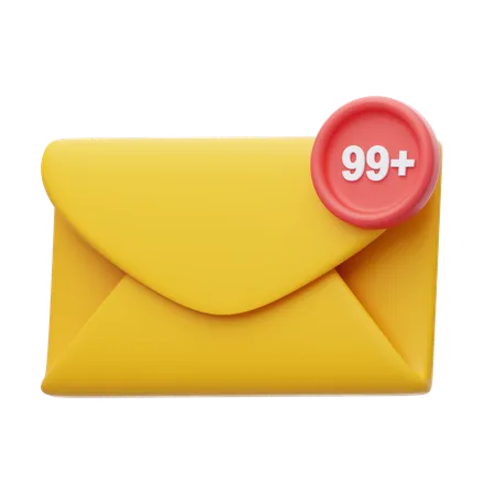 Novo Email  3D Icon