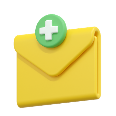 Novo Email  3D Icon