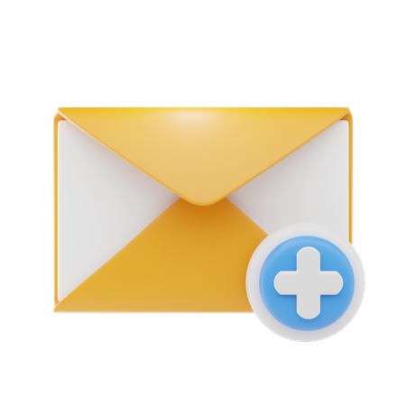 Novo Email  3D Icon