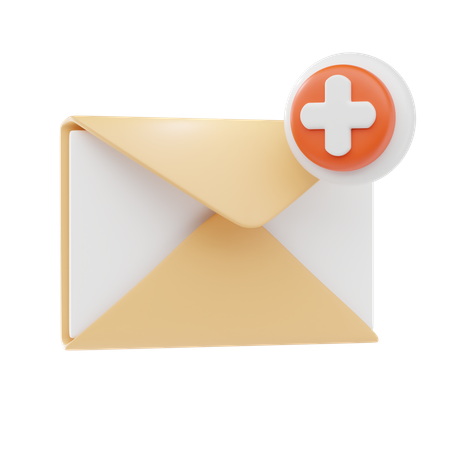 Novo Email  3D Icon