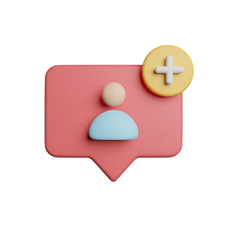 Novos seguidores  3D Icon