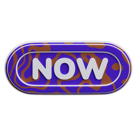 Now Button  3D Icon