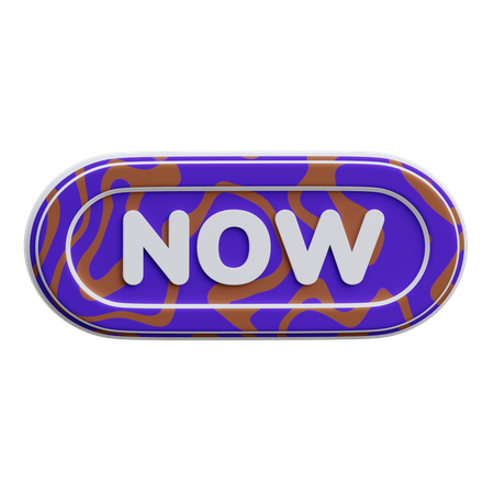 Now Button  3D Icon
