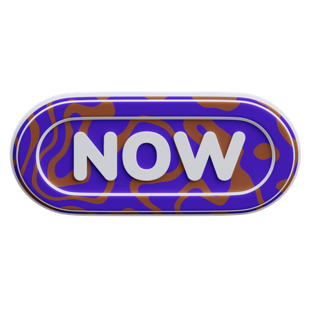 Now Button  3D Icon