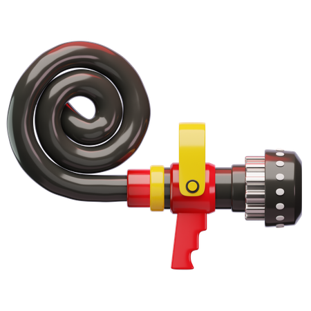 Nozzle And Hose  3D Icon