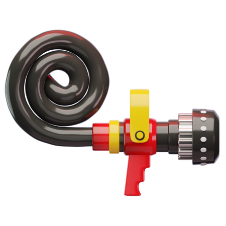 Nozzle And Hose  3D Icon