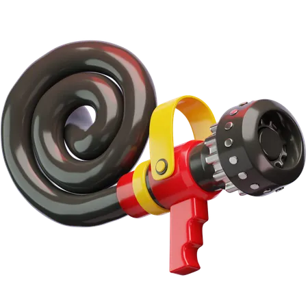 Nozzle And Hose  3D Icon