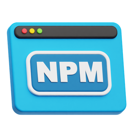 Npm Website  3D Icon