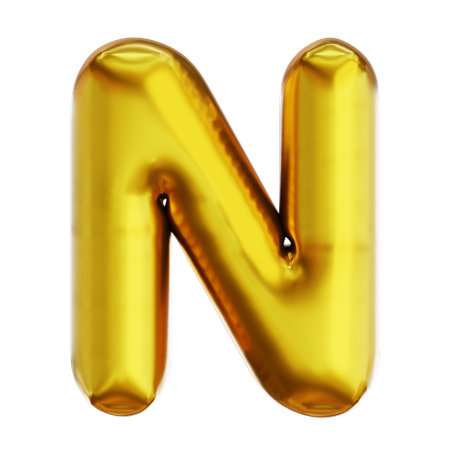 N  3D Icon