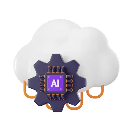 Nuage  3D Icon