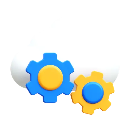 Nuage  3D Icon