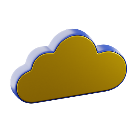 Nuage  3D Icon