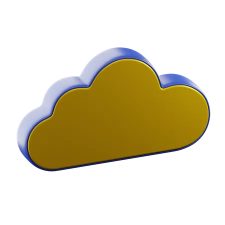 Nuage  3D Icon