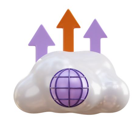 Nuage  3D Icon